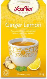 Thé gingembre et citron (gingembre citron) BIO (17 x 18 g) 306 g - YOGI TEA